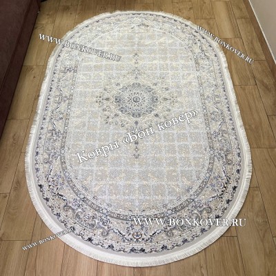 Персидский Ковер Для Гостиной Дизайн 29698 New NN Овал